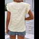 thumbnail image 5 of Blusa de Verano con Bordado Floral y Mangas Acampanadas para Mujer, con Cuello Cuadrado y Textura. Lago Verde L, 5 of 8
