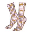 thumbnail image 3 of Crab Animal Pattern Socks,Unisex Fashion Athletic Casual Socks Adult Stockings Sports Socks Travel Socks For Women Men, 3 of 5