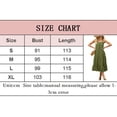 thumbnail image 3 of Women's Summer Dress Sleeveless Solid Color Loose Ruffled Layered Beach Chic Elegant Evening Dress Club-e-L, 3 of 7