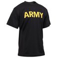 thumbnail image 2 of Rothco Army Physical Training Shirt - Black, X-Large, 2 of 3