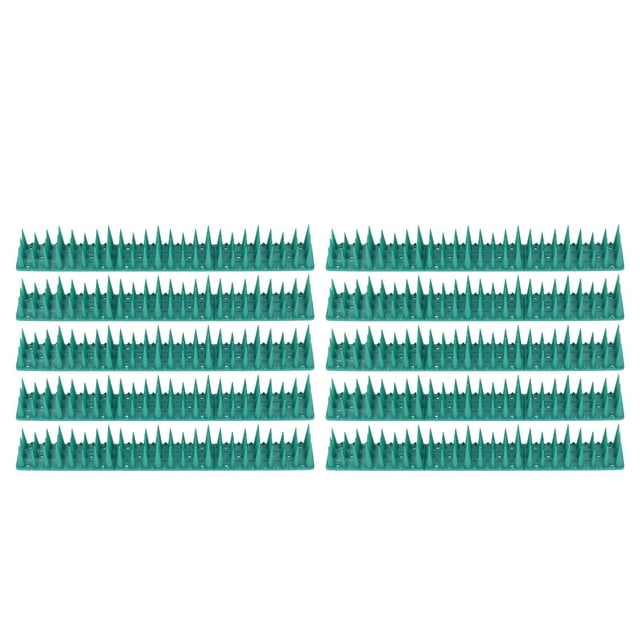 Pico disuasorio de pájaros, 10PCS 36CM Pico antirrobo disuasivo de pájaros para pared Pico para cerca de pájaros Características mejoradas