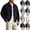 Black, variant on Cargo Jacket for Men Fall Denim Jacket: Vintage-Washed Streetwear Loose-Fit Denim Jacket XS-2XL