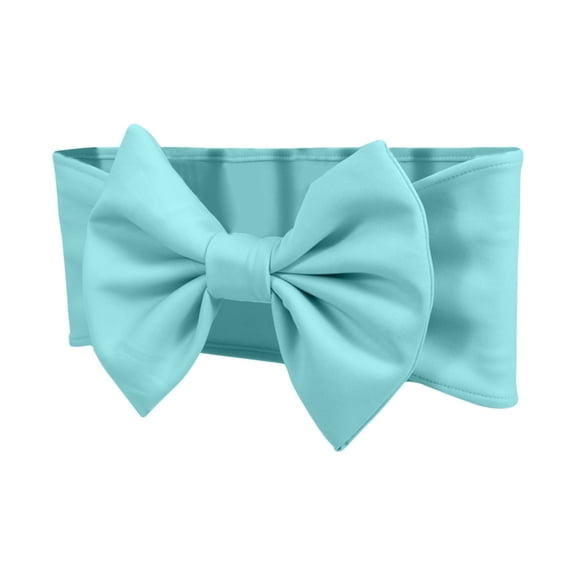 Sulaicai Chair Sashes for Wedding Elastic Chair Bows Sashes Universal Decorative for Party Baby Shower Ceremony Reception Banquet Decorations (Light Blue)