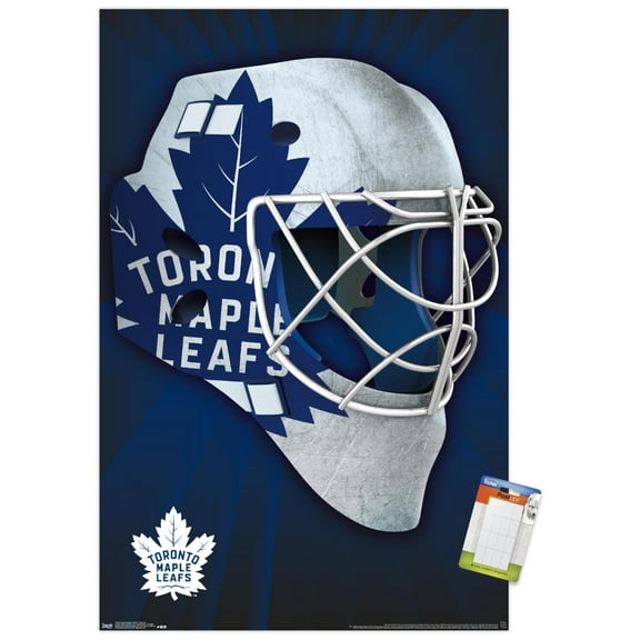 NHL Toronto Maple Leafs - Mask 16 Wall Poster, 14.725" x 22.375"