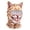 A, variant on Smiling Cat Balaclava Ski Mask, Funny Buck Tooth Kitten Full Face Cover, Hood for Skiing Snowboarding Outdoor Winter