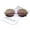 Purple / Magenta Mirror, variant on zeroUV - Modern Thin Metal Frame Brow Bar Colored Mirror Lens Round Sunglasses 59mm - 59mm
