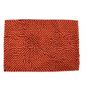 Shag rug red
