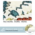 thumbnail image 2 of Turtle Non-Slip Machine Washable Polyester Floor Carpet Office Rug Chair Mats, 2 of 6