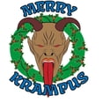 thumbnail image 3 of CafePress - Merry Krampus - Women's Light Pajamas, 3 of 4