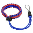 thumbnail image 1 of Unique Bargains Camera Wrist Straps, Polyester Adjustable Braided Hand Strap with Quick Release Connector, Blue Red, 1 of 6