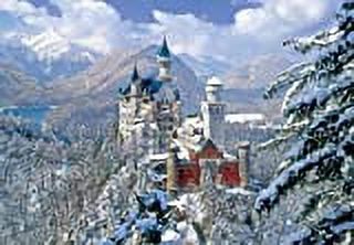 Buffalo Games Winter at Neuschwanstein Castle Puzzle, 2000 Piece