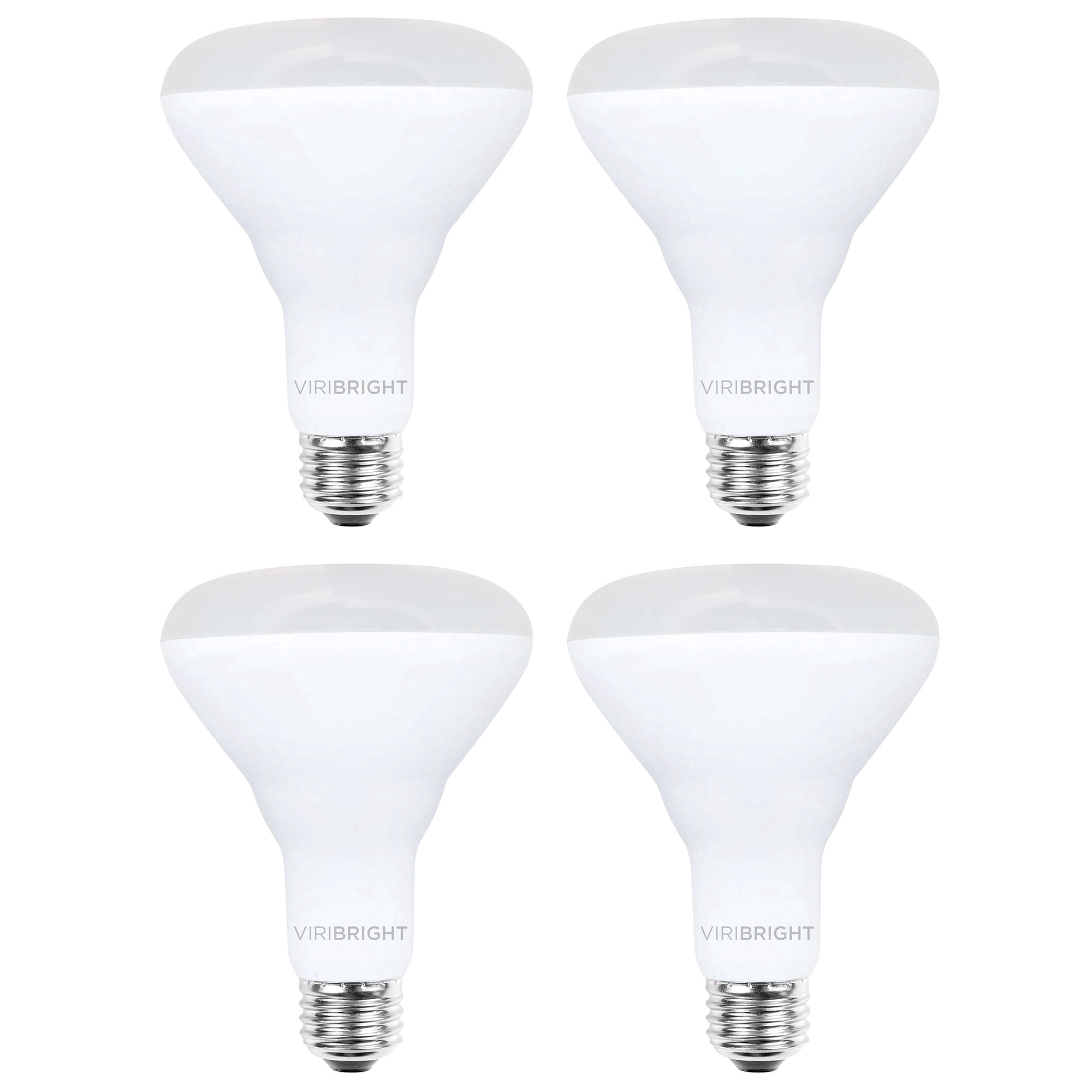 Viribright® BR30 LED Bulb, 700 Lumens, Dimmable, CEC, T20, Daylight 5000K (4 Pack)