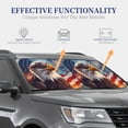 thumbnail image 4 of Gukieu Bald Eagle Pilot Print Car Windshield Sun Visor, Foldable Anti-UV Car Sun Visor Suitable for Vans, Trucks Car Accessories-Medium, 4 of 6