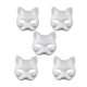 thumbnail image 1 of 5 PCS Cat Face Face Mask Pintorable Masilla en blanco pintable Eco-Friendly Pulp Fiest Mask Masquerada Masquerada Cosplay Accesorio Blanco HOMEMAXS HaoMX5527235, 1 of 6