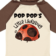 thumbnail image 4 of Inktastic Pop Pop's Little Ladybug Boys or Girls Long Sleeve Baby Bodysuit, 4 of 5