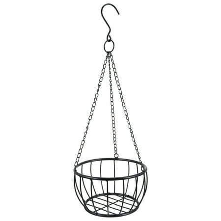 

Hanging Basket Design Flowerpot Holder Iron Wall Ornament Plant Display Rack