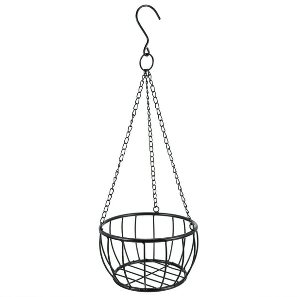 BRIGHTFUFU Design de canasta colgante soporte de flor de planta