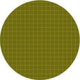 thumbnail image 1 of Ahgly Company Indoor Round Patterned Dark Golden Rod Brown Area Rugs, 5' Round, 1 of 6