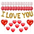 thumbnail image 3 of Ensemble de Décorations de la Saint-Valentin Kit de Ballons « Je t'Aime » Ballons en Latex en Forme de Cœur Ballons en Latex en Forme de Cœur Décorations de la Saint-Valentin Ballon en Feuille en Forme de Cœur Ballons de la Saint-Valentin Rouges et Blancs, 3 of 8