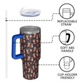 thumbnail image 4 of Dark Christmas Animal Pattern Tumbler with Handle and Lid,40oz Double Wall Vacuum Insulated Tumbler,Cups Gift for Women and Men, 4 of 7