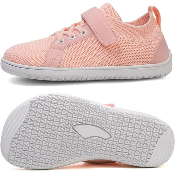 Kids Barefoot Shoes Wide Toe Non Slip Zero Drop Sneakers Boys Girls Minimalist Casual Slip On Youth Footwear