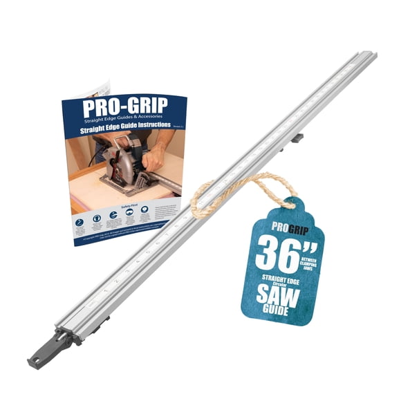 Peachtree Woodworking Supply ProGrip Straight Edge Clamp Ideal for Cutting Large Sheets of Plywood and Dado Slots (36 inch Clamp)