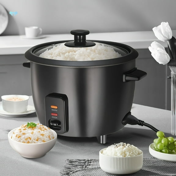 Electric Rice Cooker Stainless Steel Inner Pot Perfectly Cooked Rice