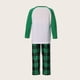 thumbnail image 4 of Vestido familiar para padres e hijos traje de dormir con estampado de cabeza de ciervo a cuadros estilo navideño, 4 of 8