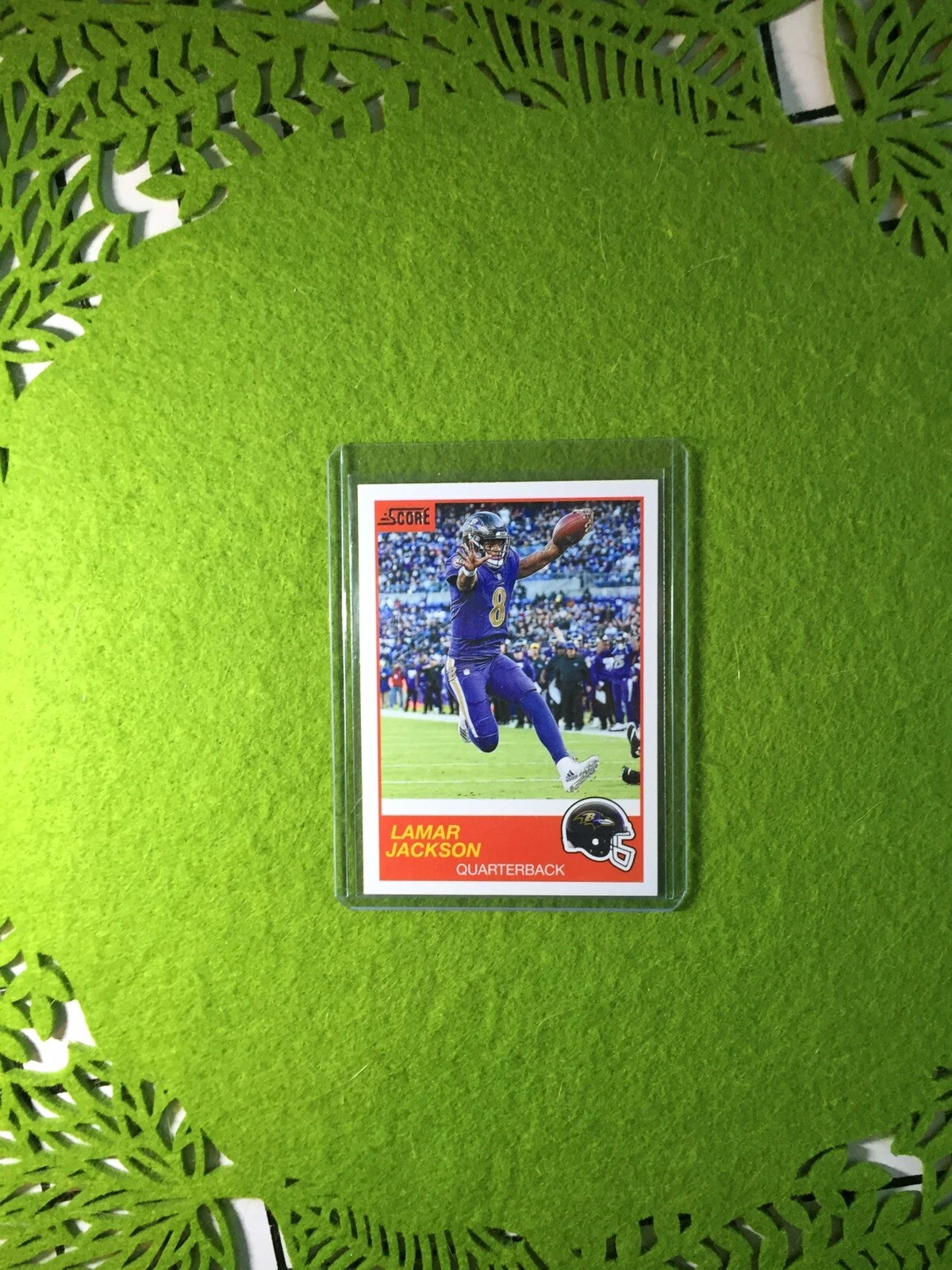 LAMAR JACKSON CARD BALTIMORE RAVENS 2019 Score Football