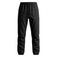 thumbnail image 4 of LIIPEE Boys Pants Casual Solid Color Durable Joggers With Zipper Ankle Length Loose Fit Sports Trousers Soft For Comfortable Play Wear Pants,Black,5-6 Years, 4 of 6