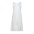 thumbnail image 3 of TIMIFIS Robe Midi d'Été Décontractée Unie Sans Manches pour Femme Grande Taille, Blouse Fluide de Plage et de Fête, 3 of 6