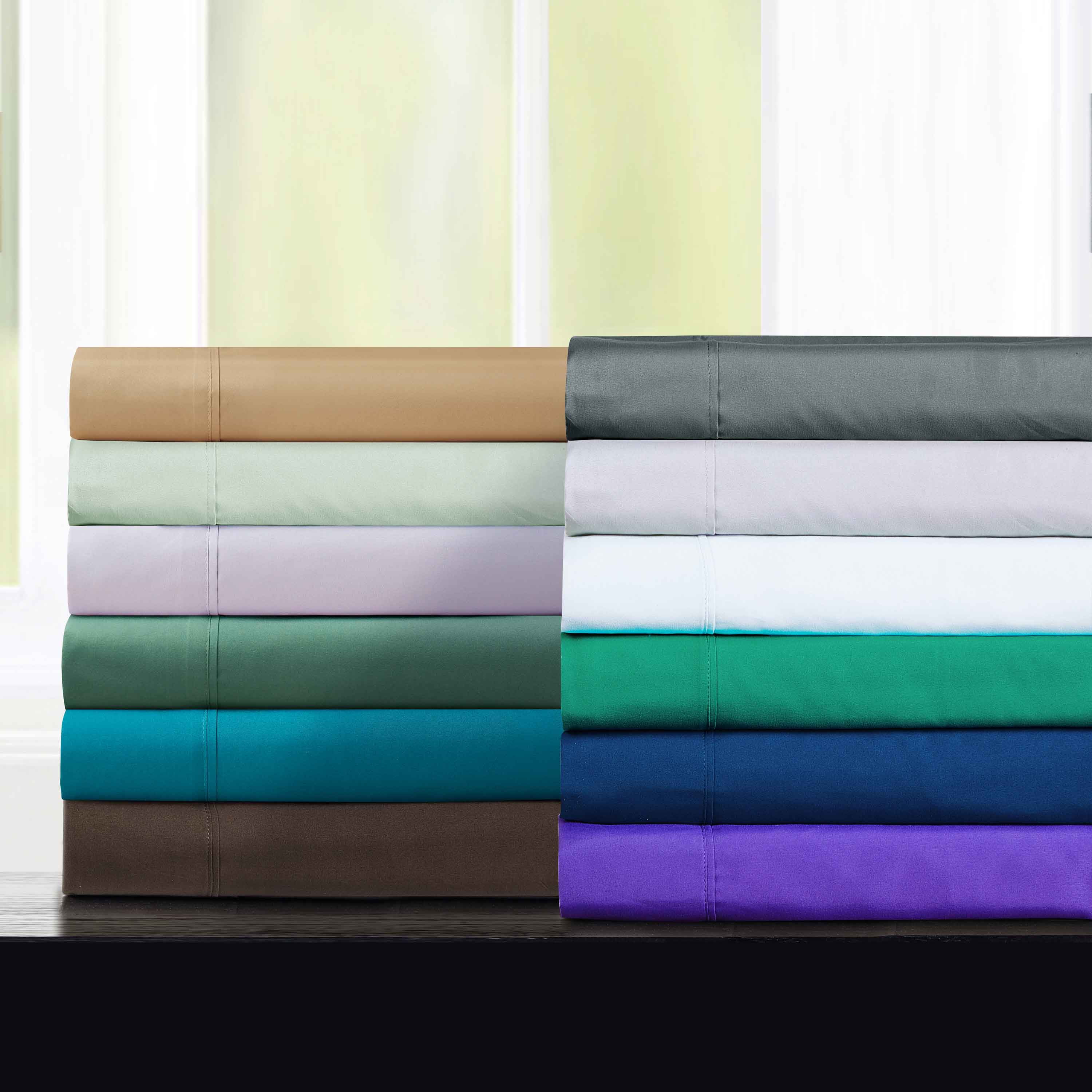 Bamboo 6-Piece Luxury Sheet Set - 14 Colors - Aqua - Cal King