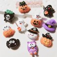 thumbnail image 2 of Mini colección de dibujos animados de Halloween, cabujones de resina de espalda plana, álbum de recortes, accesorios de decoración artesanal de joyería, 10 piezas, 2 of 4