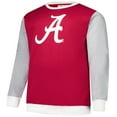thumbnail image 2 of Men's Fanatics  Crimson Alabama Crimson Tide Contrast Sleeve Large Chest Big & Tall Pullover Sweatshirt, 2 of 3