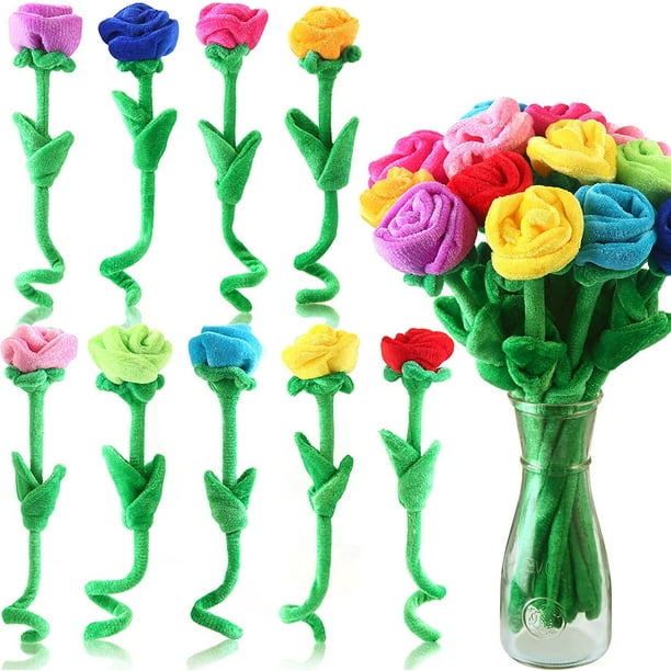 Flores de peluche sale