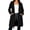 Black, variant on NTACZA Women Sweatshirt Zip Up Drawstring Hoodies Long Sweatshirt Comfort Coat Long Sleeve with Pockets Outerwear Black L