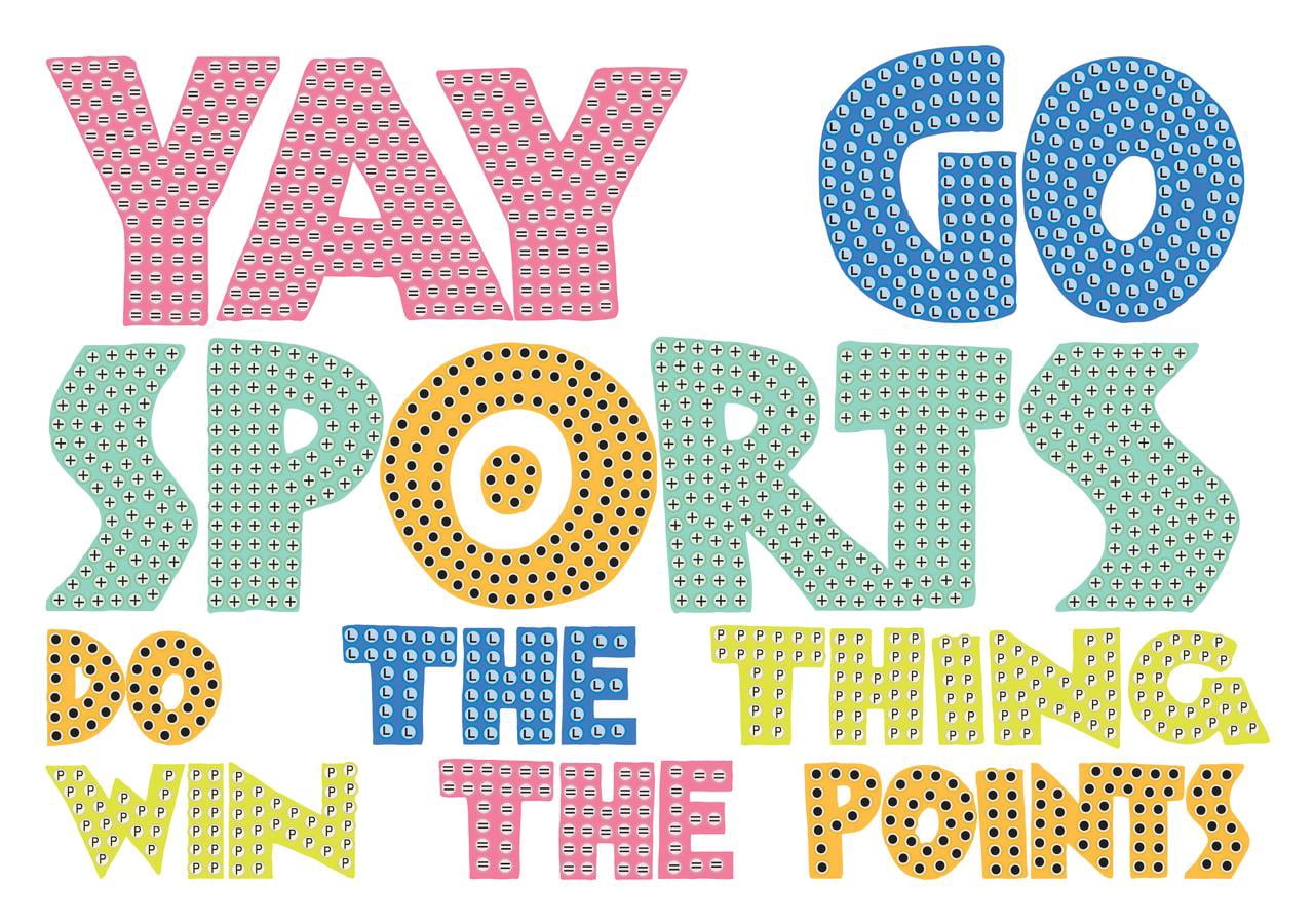 DIAMOND DOTZ® Yay! Go Sports Iron-On 'N' Dot Transfer