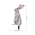 thumbnail image 5 of YWIYIUD 1PCS Easter Garden Decorations EasterBunny 2D AcrylicBunny Decorative GardenStakes Easter Welcome Signs Rabbits Happy Easter Spring Decor for Outdoor Festival Home Party Supplies, 5 of 6