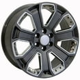 thumbnail image 3 of 22" Replica Wheel CV93 Fits Silverado Rim 22x9 Gunmetal Wheel, 3 of 5