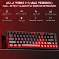thumbnail image 2 of Teclado Gamer AULA WIN68 HE MAX Interruptor Magnético RGB Retroiluminado, 2 of 8
