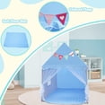 thumbnail image 3 of XJD Kids Castle Fairy Play Tents with Mat, Blue, 3 of 8