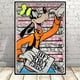 thumbnail image 1 of Disney Cartoon Characters Canvas Poster Graffiti Mickey Mouse Donald Duck Home Room Decor Wall Art Painting Mural Print Pictures15X20cm Unframed Gao Jinjia LED, 1 of 2