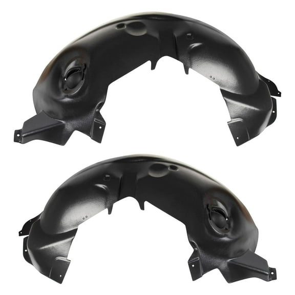 TRQ Front Inner Fender Liner Set Fits Select 2007-2011 Dodge Nitro CH1248140 CH1249140