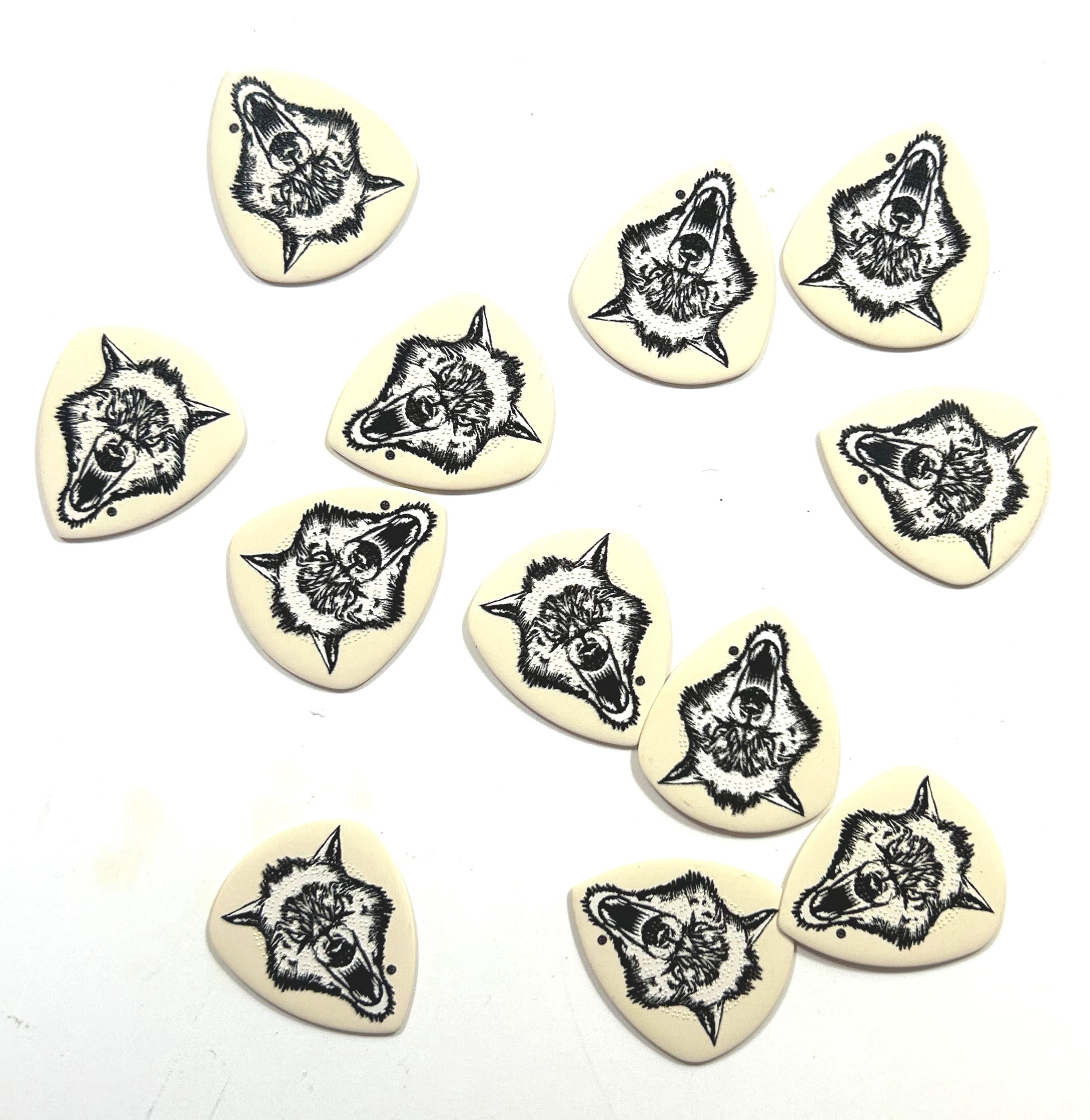 Dunlop Guitar Picks White Fang 12 Picks .88mm James Hetfield