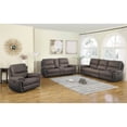 thumbnail image 4 of Coaster Variel 6-Piece Faux Leather Modular Motion Sectional in Brown, 4 of 7