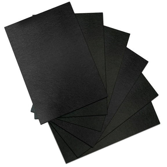 LELE LIFE 6Pcs 11.8 x 8.3in Large Felt Furniture Pads, A4 Cuttable Self Adhesive Floor Protectors for Hardwood Floors Chair Legs, Black