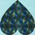 thumbnail image 1 of Ahgly Company Machine Washable Indoor Square Transitional Deep-Sea Blue Area Rugs, 5' Square, 1 of 7