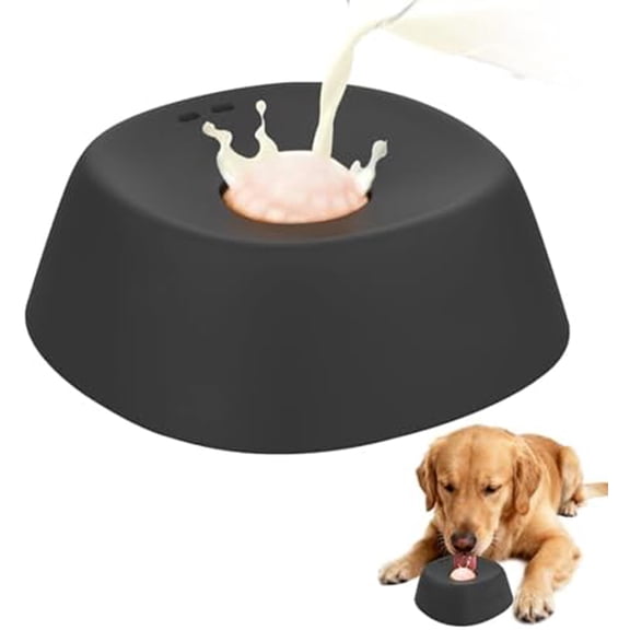 Anti-Slip Slow Feeder Dog Lick Bowl, 3/4 Cup for All Breed Sizes