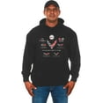 thumbnail image 6 of JH Design Men's Chevy Corvette Pullover Hoodie C1 Thru C8 Flag Emblems, 6 of 7