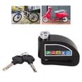 thumbnail image 1 of Bloqueo de Alarma de Freno de Disco, Bloqueo de Seguridad de Freno de Disco ÓXido A Prueba de Óxido de 110 dB de Aleació de aluminio Pesado para bicicletas eléctricas, 1 of 7